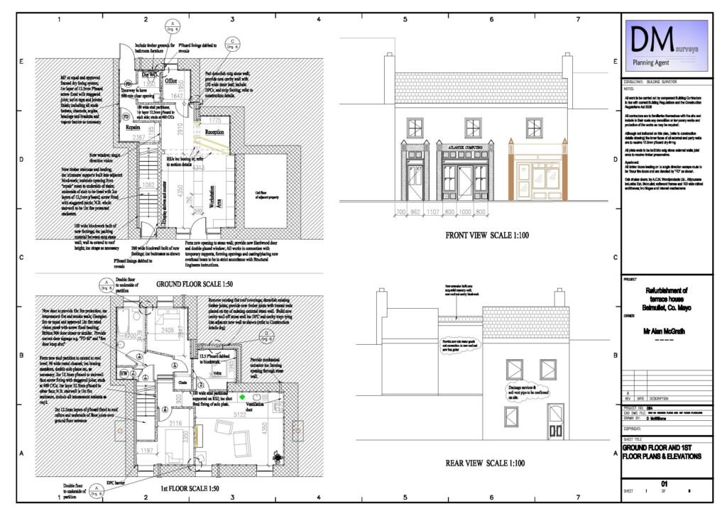 064 01 ground floor and 1st floor plans